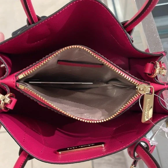 MICHAEL KORSMercer Medium Pebbled Leather Crossbody Satchel BagNWT